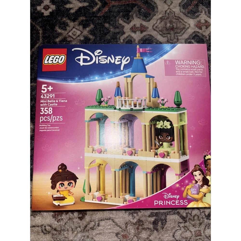 LEGO Disney Princess Mini Belle & Tiana with Castle (43291) Sealed